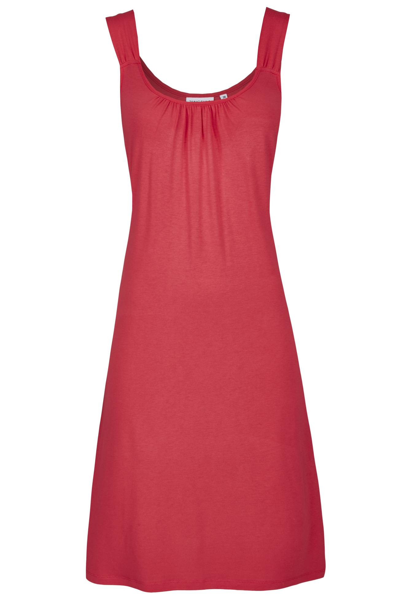 Ringella Beach Damen Nachthemd Strandkleid ohne Arm 221032 Himbeer Gr. 38 S Muster 