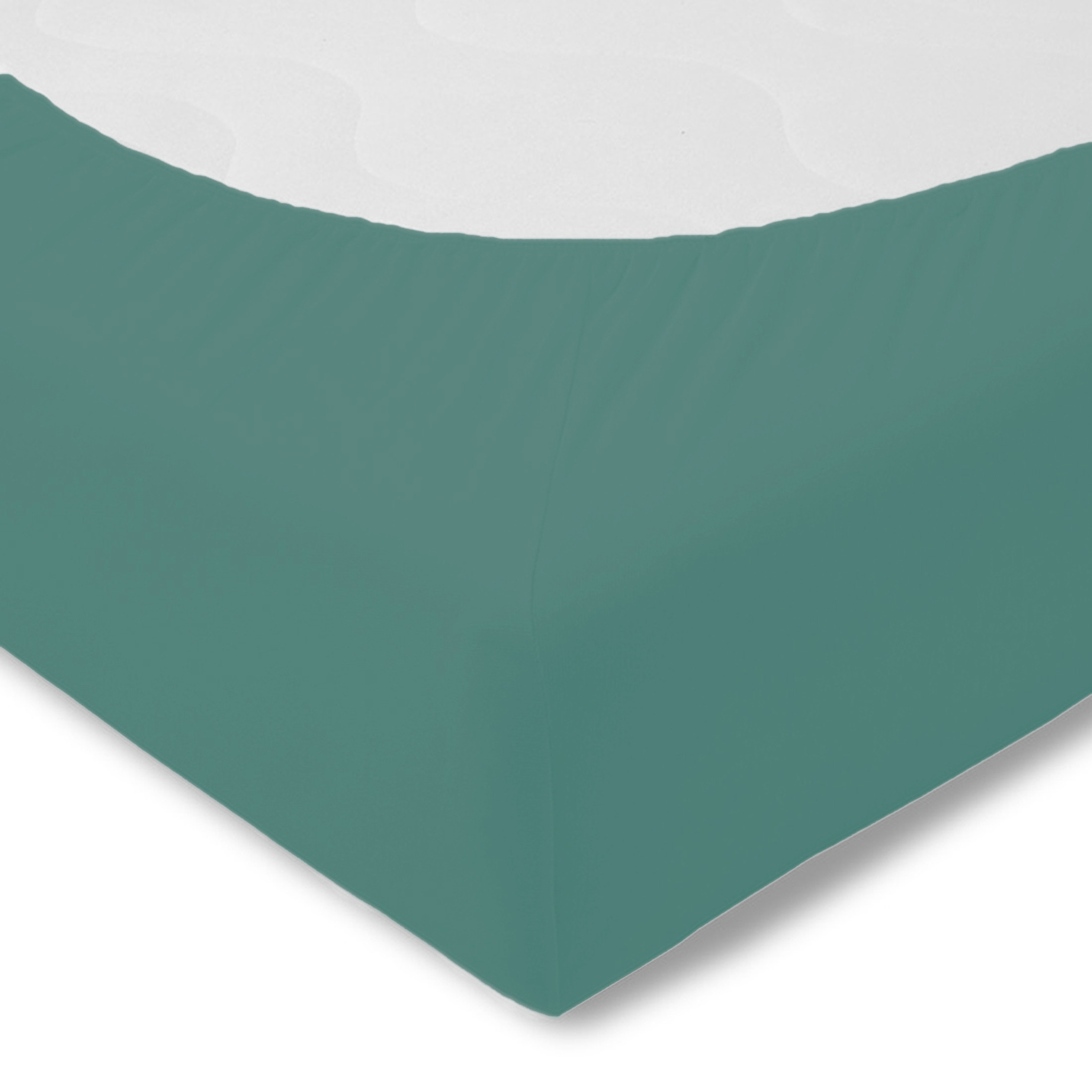 Kneer Edel Zwirn Jersey Spannbettlaken Farbe 23 Salbei 140-160 x 200 cm