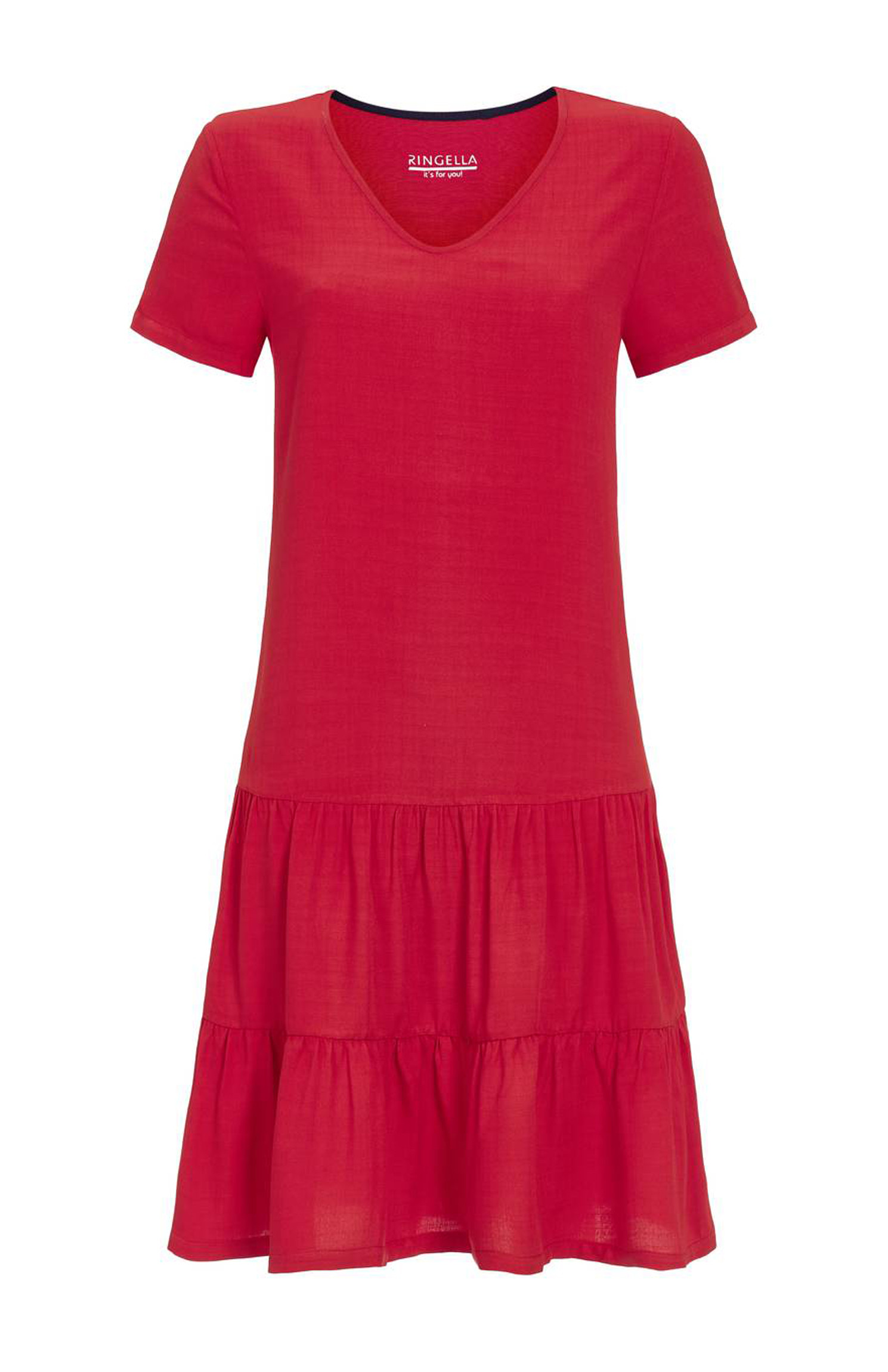 Ringella Damen Sommer Kleid kurzer Arm 3226003 Mohn Gr. 38 S Muster Its for you