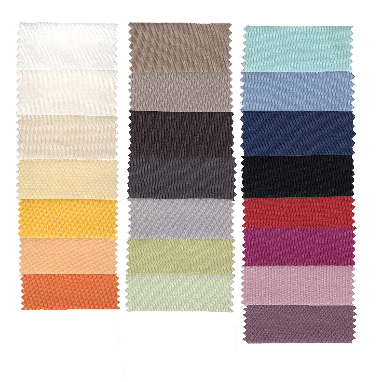 Estella Mako Jersey Spannbettlaken in 22  Farben 100 x 210 - 220 cm  