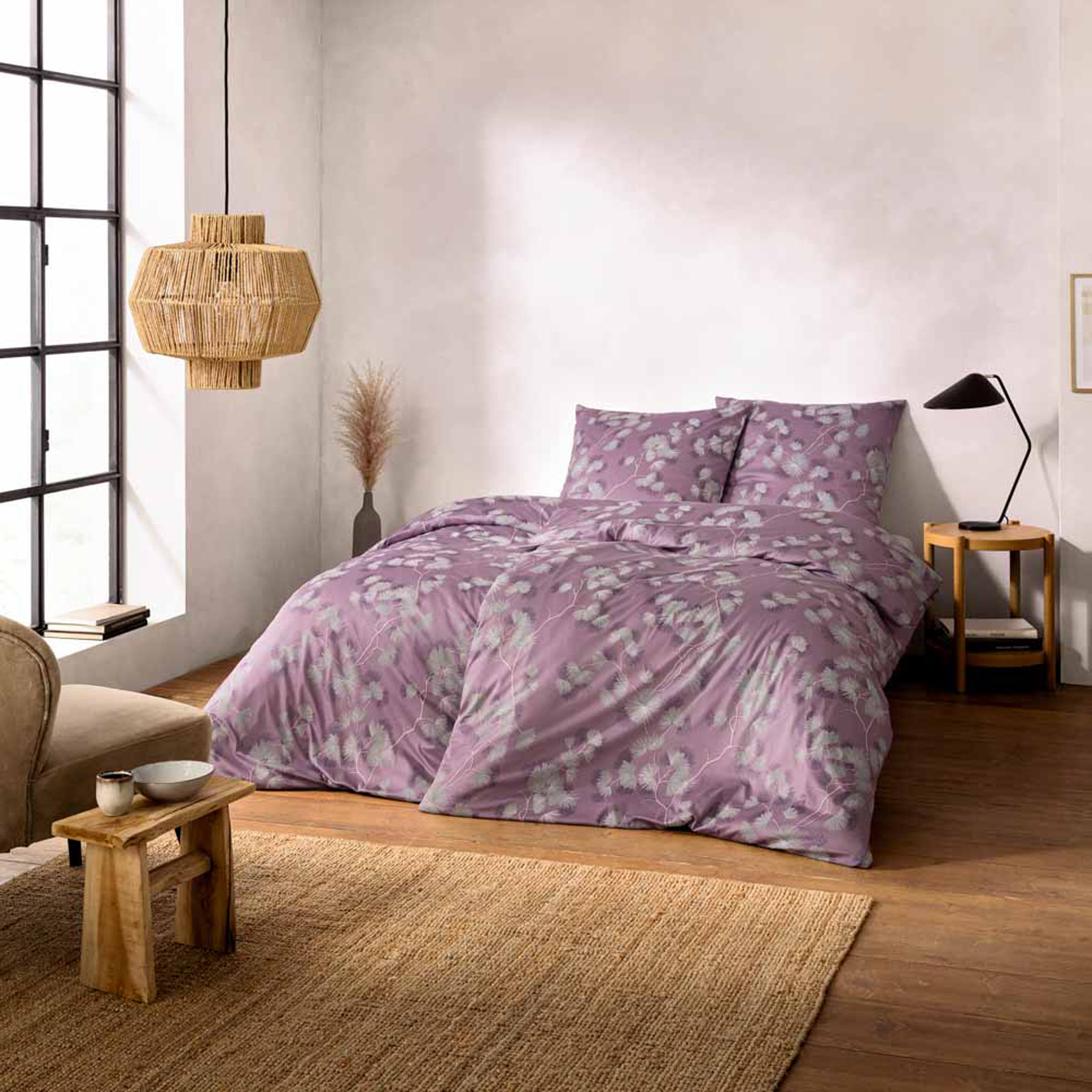 Estella Interlock Mako Jersey Bettwäsche Rumi Mauve 135x200 oder 155x220 cm