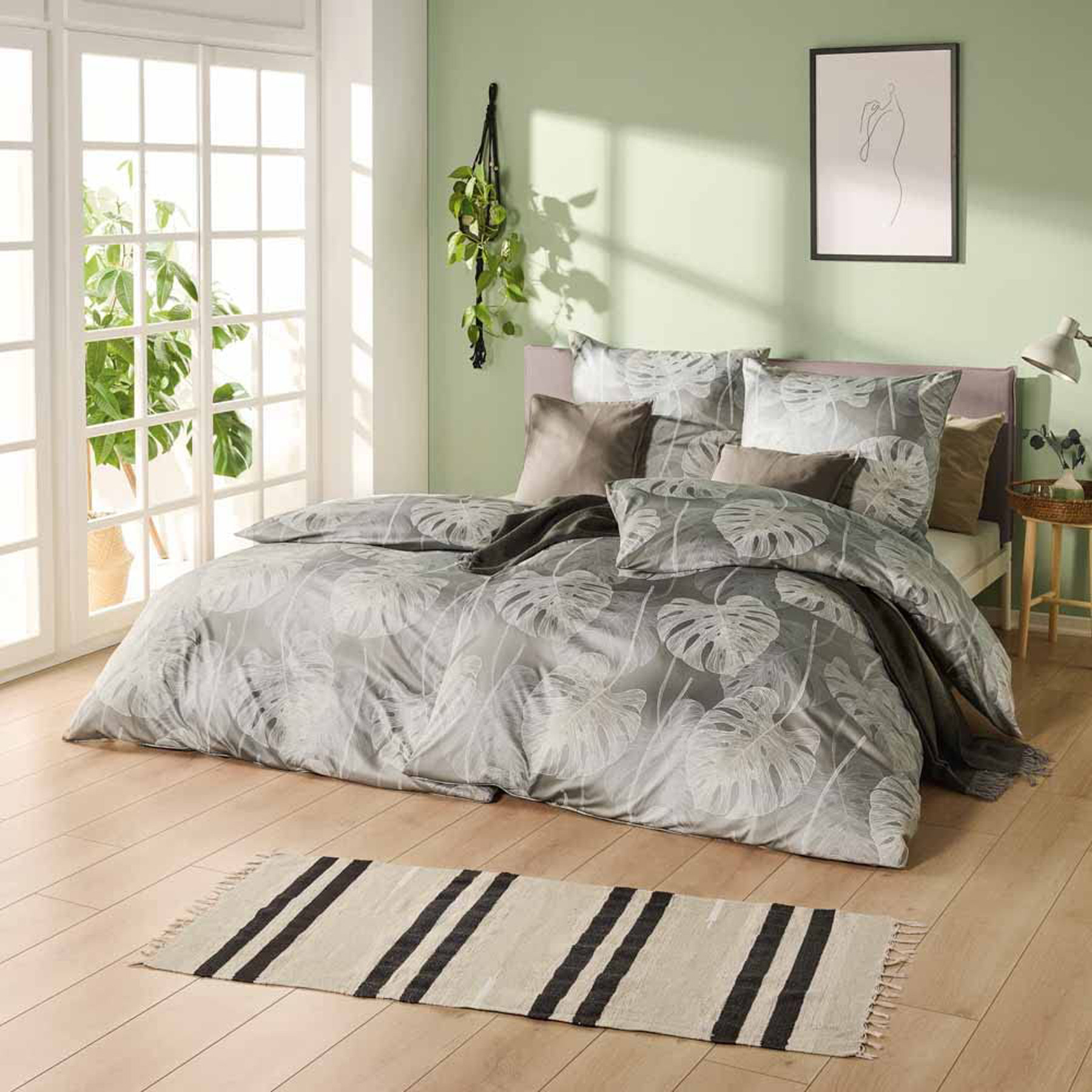 Estella Interlock Mako Jersey Bettwäsche Delicia Beige 135x200 + 80x80 cm
