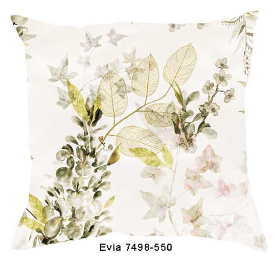 Estella Mako Satin Zusatz Kissenbezug 7498-550 Evia in Reseda 40x40 cm