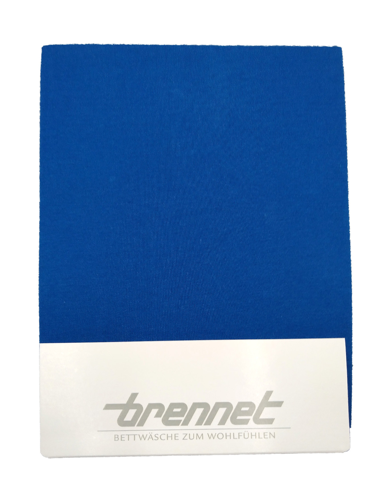 Brennet Mako Jersey Kissenbezug in Royal Blau 40x40 cm