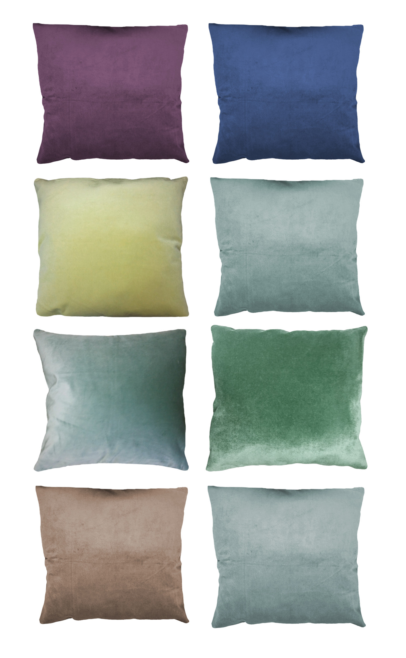 Casa Samt Velour Kissenhülle Kissenbezug 45 x 45 cm