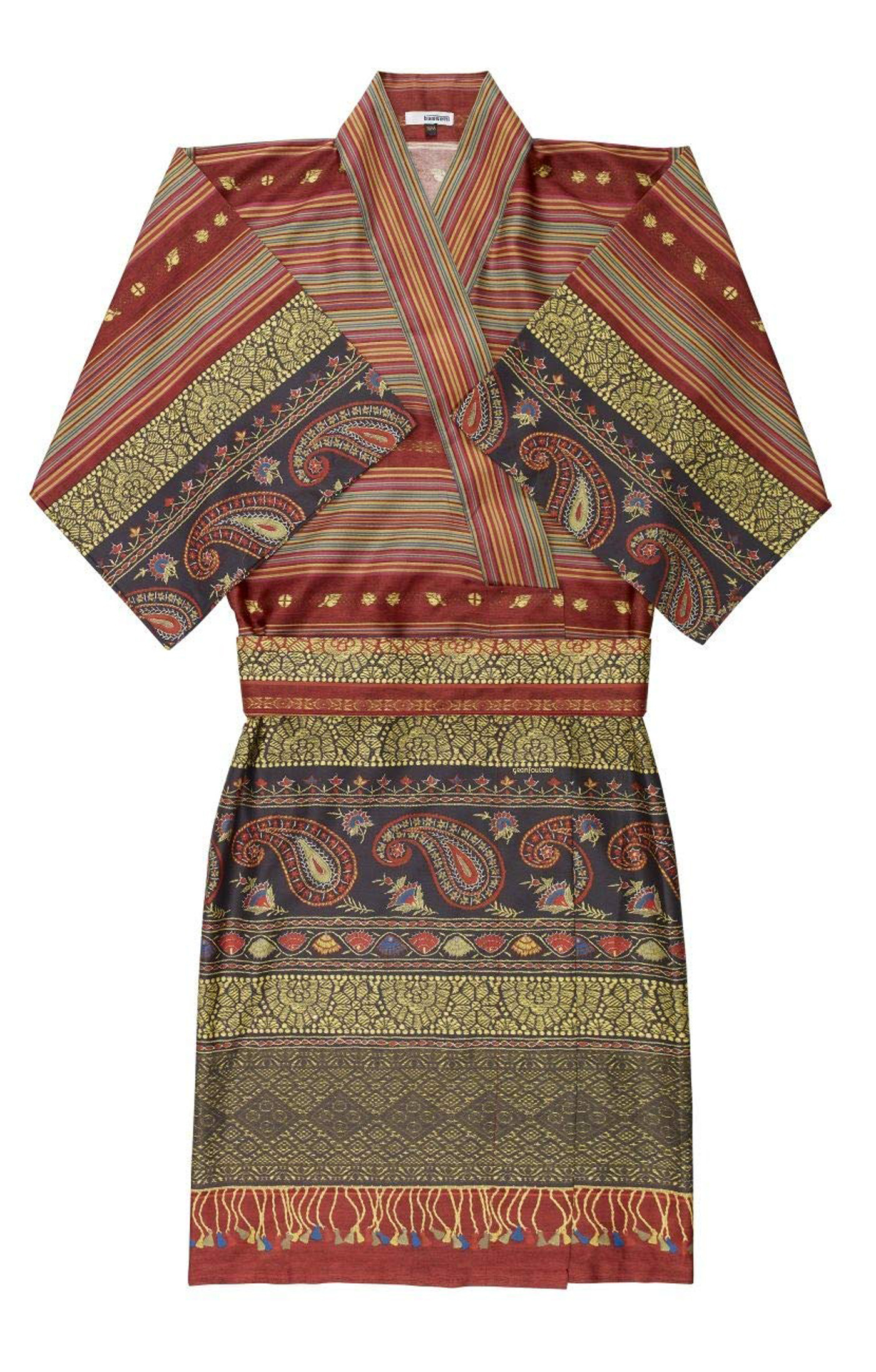 Bassetti Damen Kimono Cervino Rot L-XL