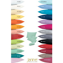 Janine Uni Mako Soft Seersucker Kissenbezug 40x40 40x80 80x80 cm 26 Farben