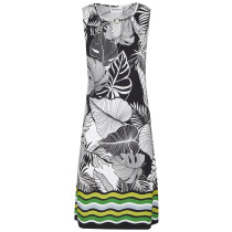 Ringella Beach Damen Nachthemd Strandkleid ohne Arm 221038 Schwarz Gr. 38 S Muster 