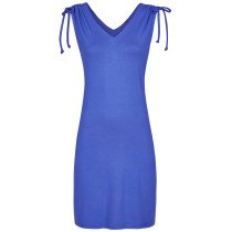 Ringella Beach Damen Nachthemd Strandkleid ohne Arm 221045 Blue Gr. 38 S Muster 