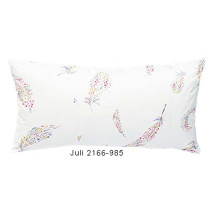 Estella Mako Satin Zusatz Kissenbezug Juli in Bunt 2166-985 40x80 cm