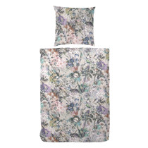 Primera Mako Satin Bettwäsche 135x200 und 80x80 cm in Puder Bunt