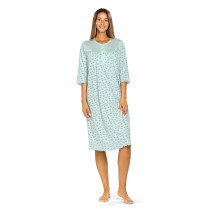 Comtessa Damen NachteComtessa Damen Nachtemd 251216 Halbarm Knopfleiste Mint 100% Baumwolle md 251216 Halbarm Knopfleiste Mint 100% Baumwolle 