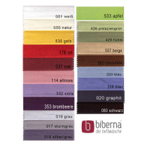 Biberna warme Biber Spannbettlaken 140 - 160 x 200 cm in 19 Farben