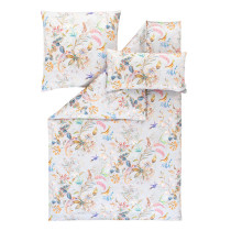 Estella Mako Satin Bettwäsche Elja 155x220 80x80 cm in multicolor