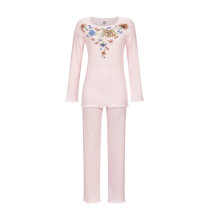 Ringella Damen Schlafanzug 9581205 Langarm Baumwolle Modal Icy Orchid 36 38 40 42 44 46 48 S M L XL