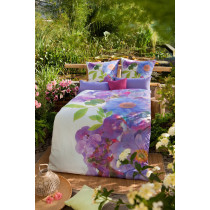 Estella Mako Satin Bettwäsche Garnitur Edine 135x200 155x220 in multicolor