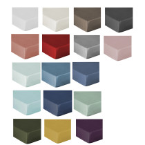 Heckett & Lane Mako Satin Spannbettlaken 90 140 160 180 200 210 220