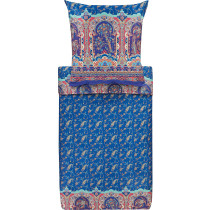 Bassetti Mako Satin Bettwäsche Normanni 135x200 155x220 cm Blau