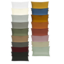 ZoHome Mako Satin Kissenbezug Kissenhülle Satinado 40x80 cm 