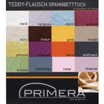 Primera warme Teddy Flausch Spannbettlaken 100x200 150x200 200x200 cm in 15 Farben