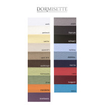 Dormisette Dup Split Topper Spannbettlaken für Boxspring Auflagen und 180 - 200 x 200 - 220 cm
