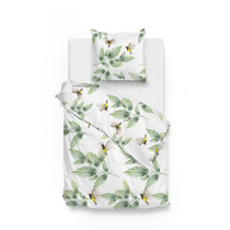 ZoHome Mako Satin Bettwäsche Payne 135x200 oder 155x220 cm Grün