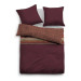 Tom Tailor Mako Satin Bettwäsche Cherry Rot 155x220 + 80x80 cm