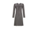Ringella Damen Nachthemd Langarm Baumwolle Modal in Taupe Grau La plus belle
