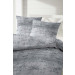 Primera Edel Flanell Bettwäsche Anthrazit 135x200 oder 155x220 cm 
