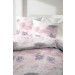 Primera Edel Flanell Bettwäsche in Rosa Camouflage 135x200 + 80x80 cm