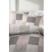 Primera Edel Flanell Bettwäsche Sand Kiesel 135x200 + 80x80 cm 