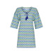 Ringella Damen Tunika halber Arm Bunt Türkis 2221032 Gr. 38 S Muster Beach