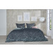 Primera Mako Satin Bettwäsche 155x220 + 80x80 cm in Anthrazit Bleu