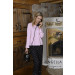 Ringella Damen Schlafanzug 2561213 Nelke Langer Arm Volant 100% Baumwolle