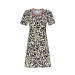 Ringella Damen Nachthemd 3261003 in Sahara Leo Kurzarm Baumwolle-Modal