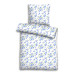 Biberna 40639 Linon Bettwäsche 135x200 155x220 in Blau