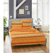 Dormisette Fein Biber Bettwäsche Orange 155x220 80x80 cm 