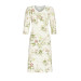 Ringella Damen Nachthemd Dreiviertel Arm 4211053 Natur Gr. 38 S Muster
