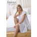 Ringella Damen Nachthemd kurzer Arm Weiß Batist 100% Baumwolle