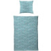 Estella Interlock Mako Jersey Bettwäsche in Azur 155x220 80x80 cm 