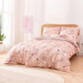 Estella Interlock Mako Jersey Bettwäsche Gladys in Apricot 135x200 80x80 cm
