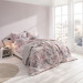 Estella Mako Satin Bettwäsche Adam 135x200 + 80x80 cm in rosenholz