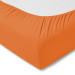 Brennet Mako Fein Jersey Spannbettlaken 90-100x2000 cm Karamel Orange