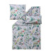 Estella Mako Satin Bettwäsche Benice in Platin 135x200 80x80 40x80 cm