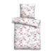 Biberna Single Jersey Bettwäsche in Weinrot 155x220 + 80x80 cm