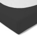 Kneer Spannbettlaken Q25 Easy Stretch Jersey Farbe 80-onyx 180-200 x 190-220 cm