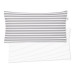 Farbe 11-silber Irisette Mako Satin Kissenbezug Streifen 40x80 cm