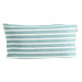 Farbe 20-jade Irisette Mako Satin Kissenbezug Streifen 40x80 cm