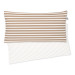 Farbe 80-natur Irisette Mako Satin Kissenbezug Streifen 40x80 cm