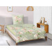 Irisette Mako Satin Bettwäsche Wendeoptik Grün Rosen 135x200 155x220 + 80x80 cm